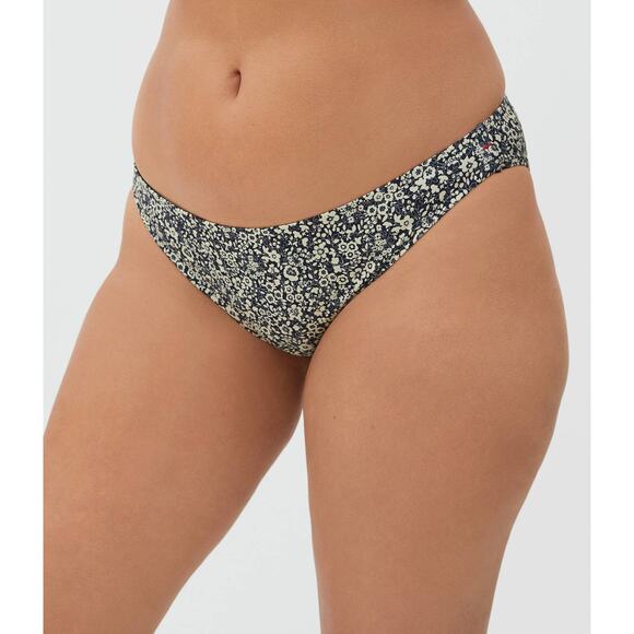 Everlane The Bikini Bottom in Low-Rise in Navy Floral S NWT - Picture 1 of 5